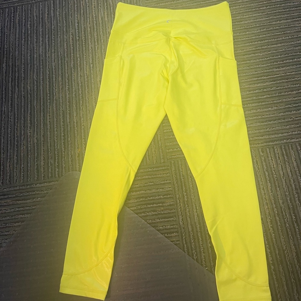 Yellow metallic light n tight NWOT